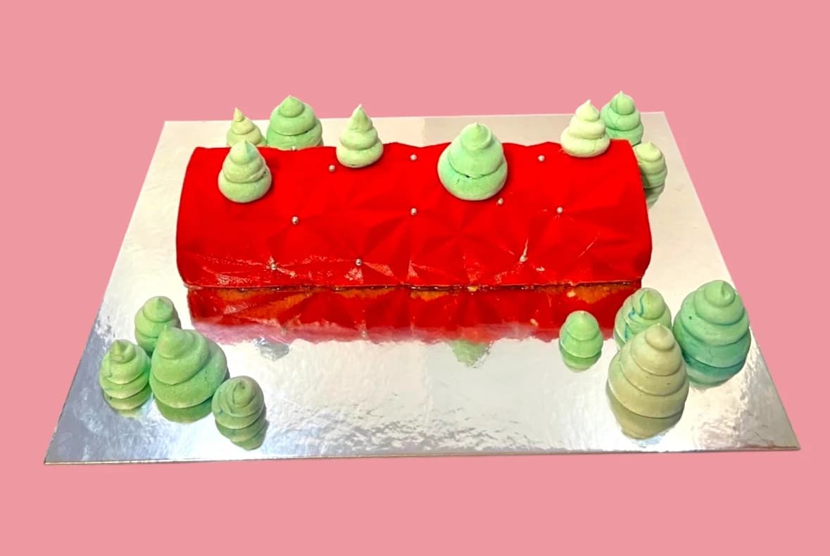 Bûche Framboise-Fruits Rouges