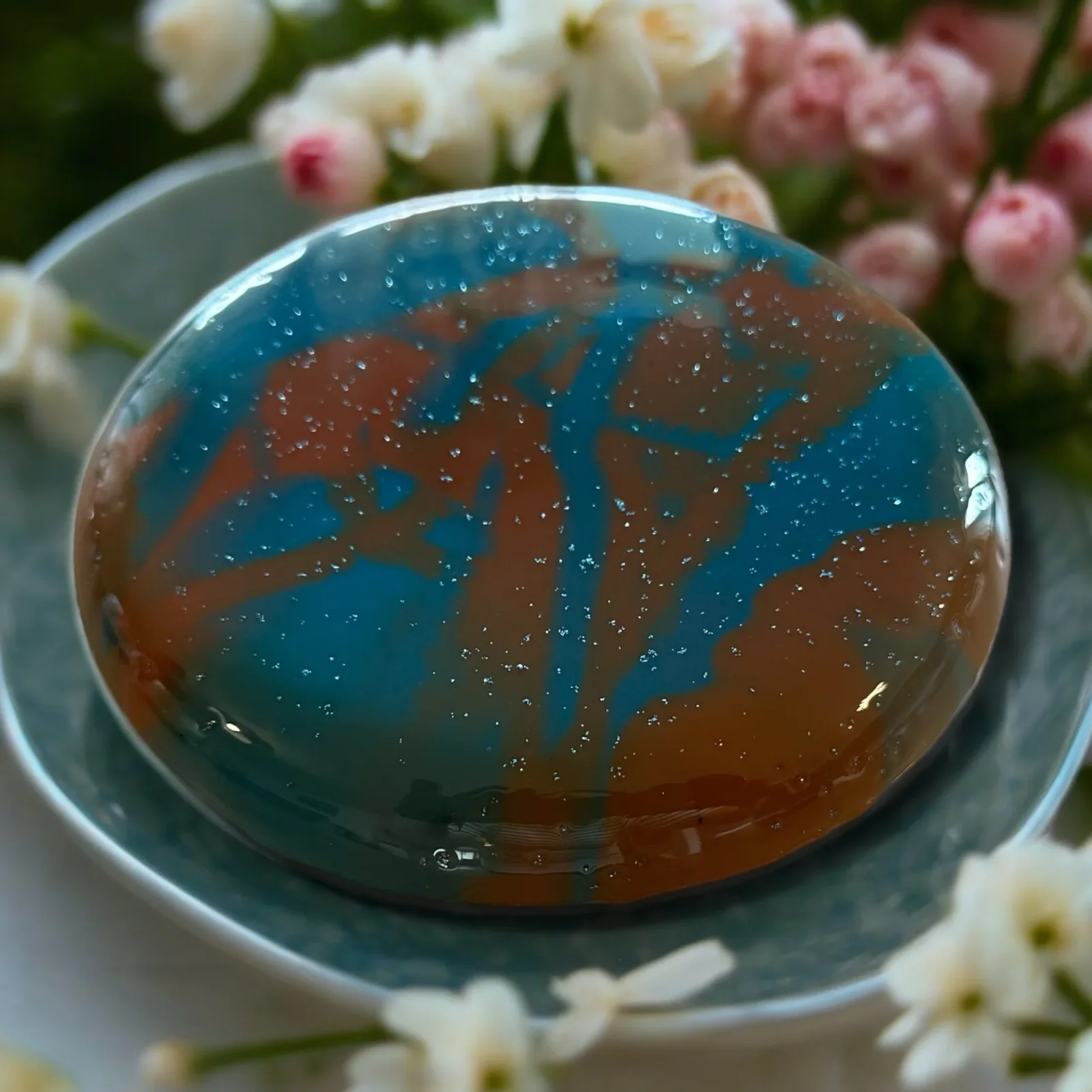 Entremet chocolat, cacahouète et beurre salé