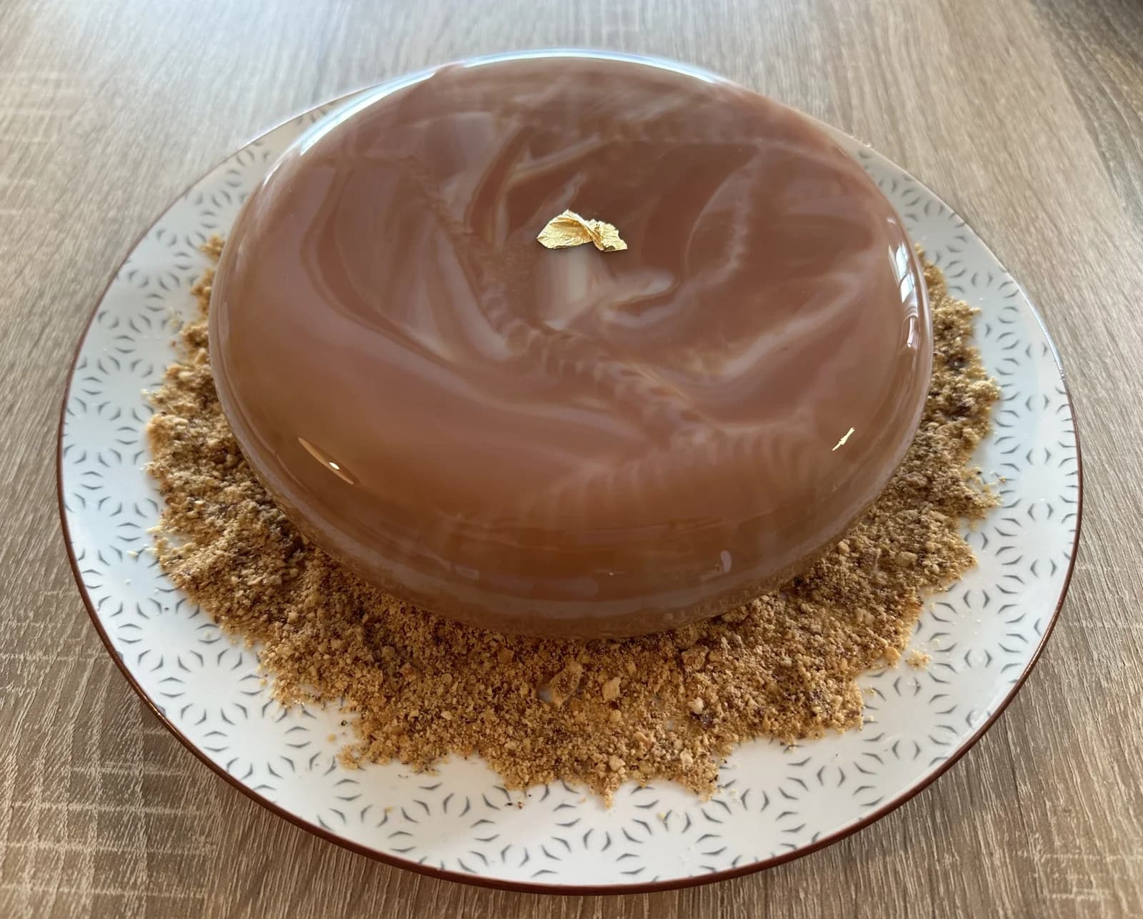 Entremet café praliné noisette
