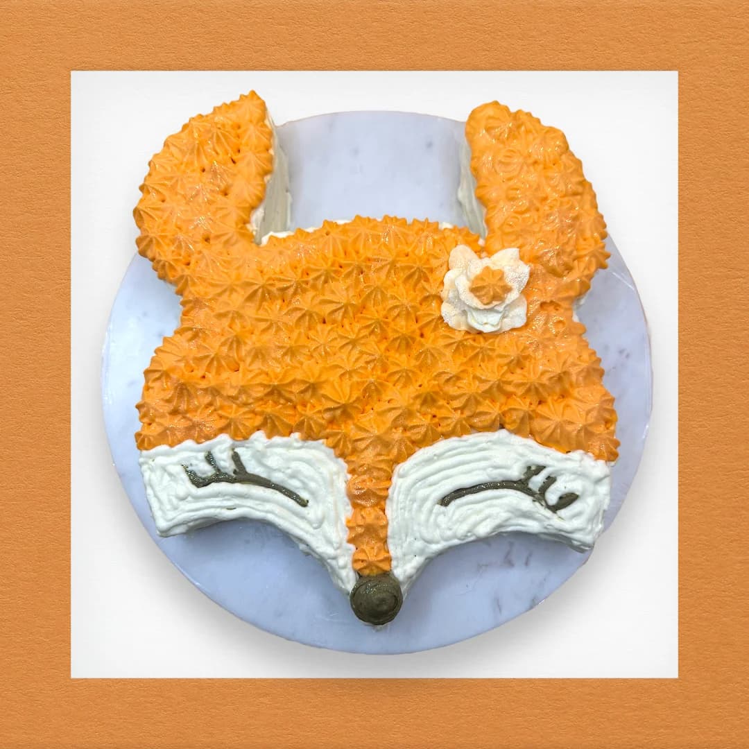 Gâteau brownies renard