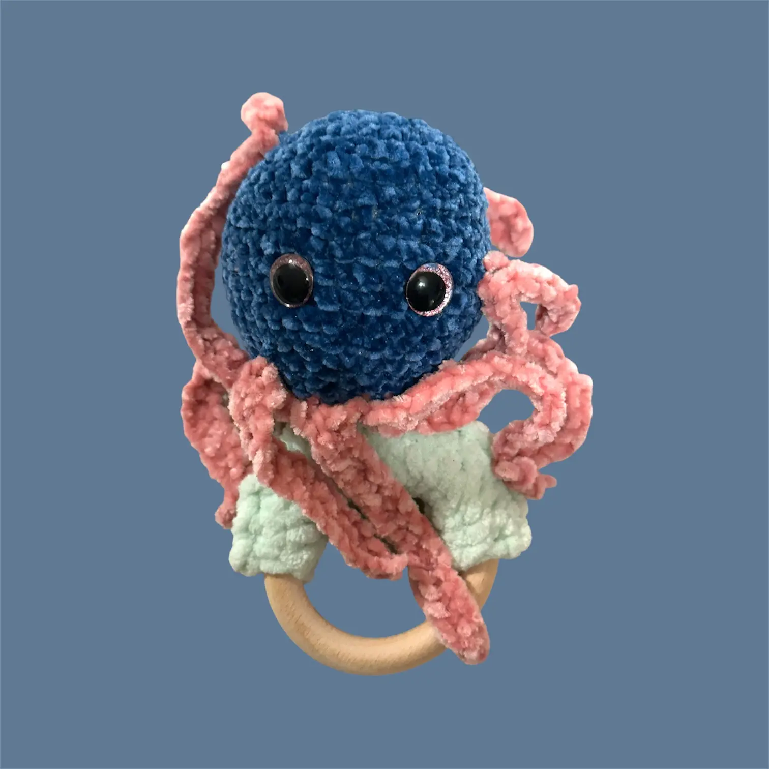 Amigurumi hochet pieuvre